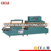 India china lower price sealing machine and heat tunnel shrink wrapping machine